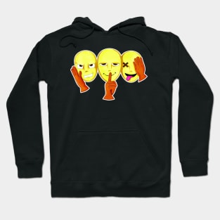 Three wise faces Hoodie